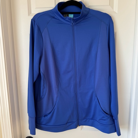 Lady Hagen Jackets & Blazers - Walter Hagen Women's Full Zip Golf Athletic Jacket - XL - Blue Iris Color